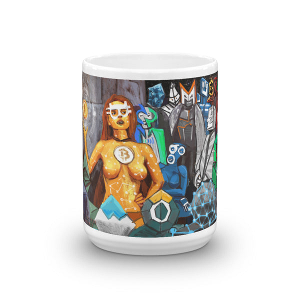 Bitcoin and Friends Coffee Mug